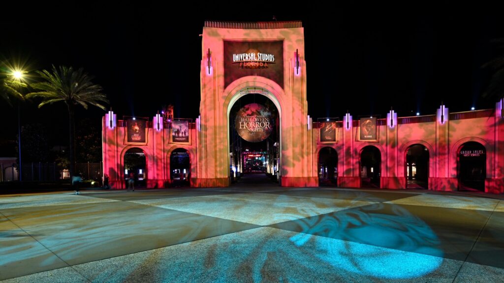 The entry to Halloween Horror Nights