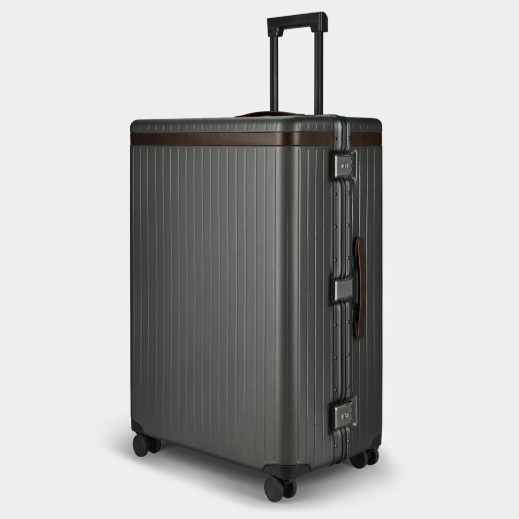 Large charcoal suitcase