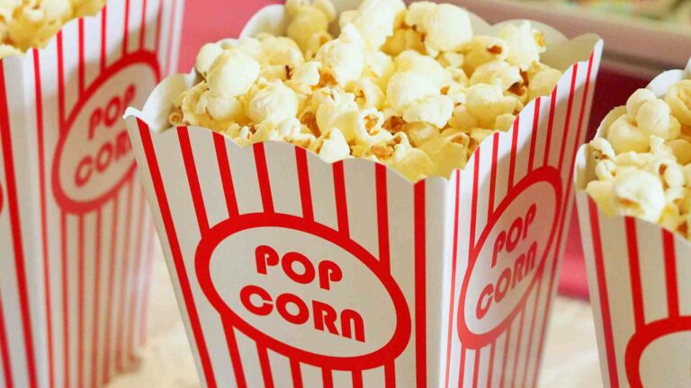 Stock photo of cinema popcorn