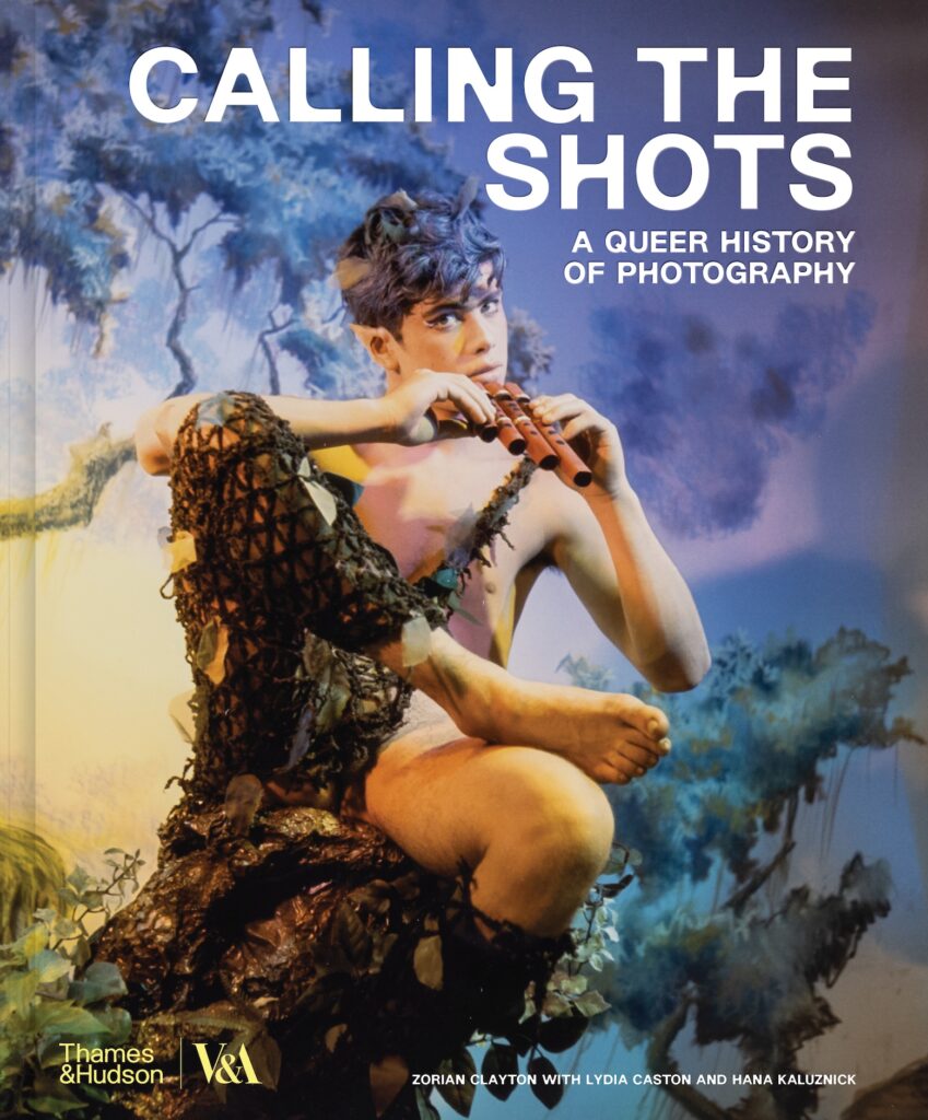 the cover of Calling the Shots: A Queer History of Photography featuring a woodland nymph-style character 