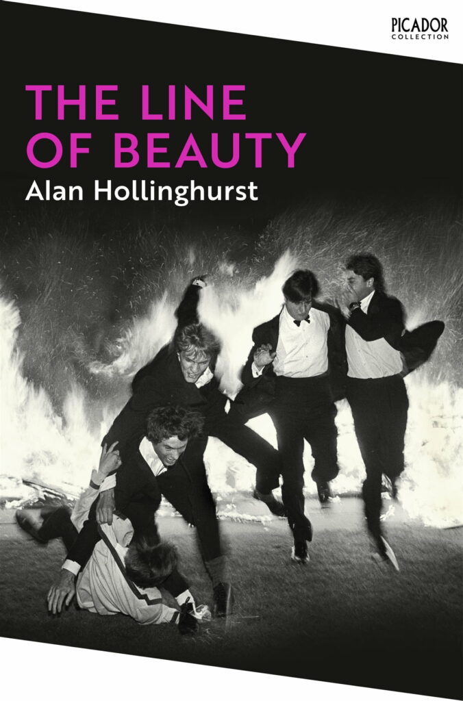 The front cover of Alan Hollinghurst's novel The Line of Beauty