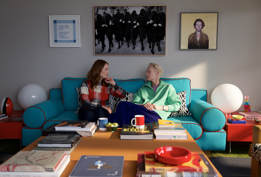 Julianne and Tilda in a scene from the film