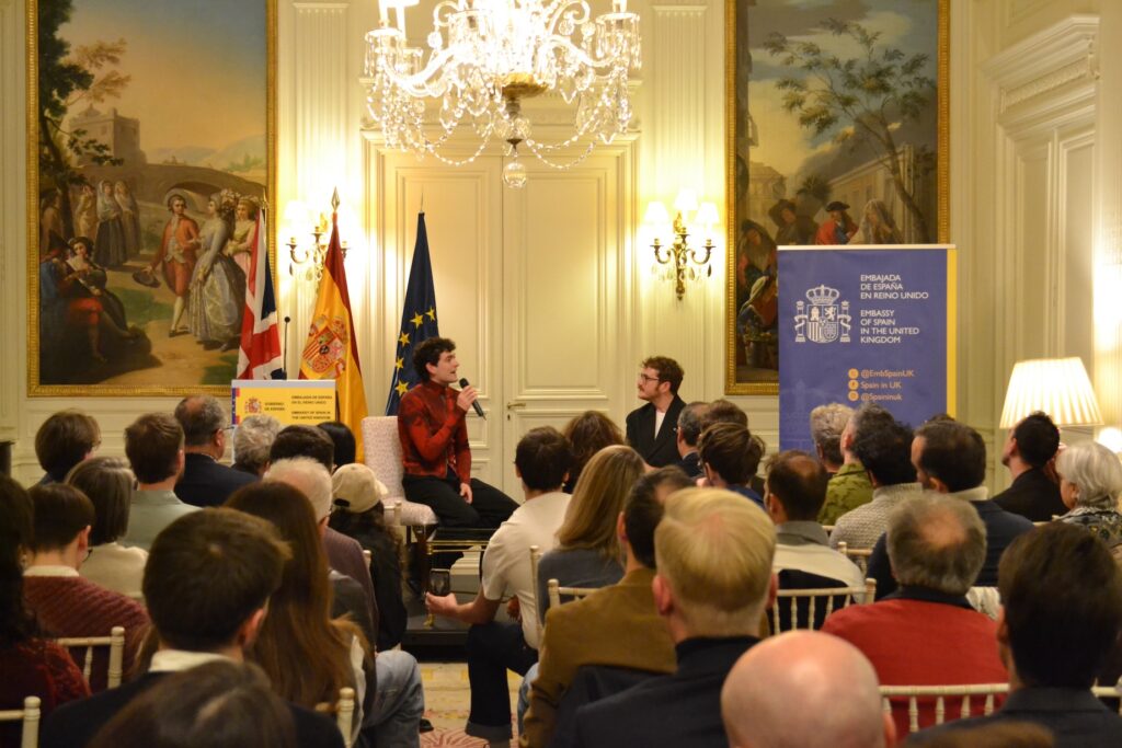 The festival founder and novelist in conversation before an audience