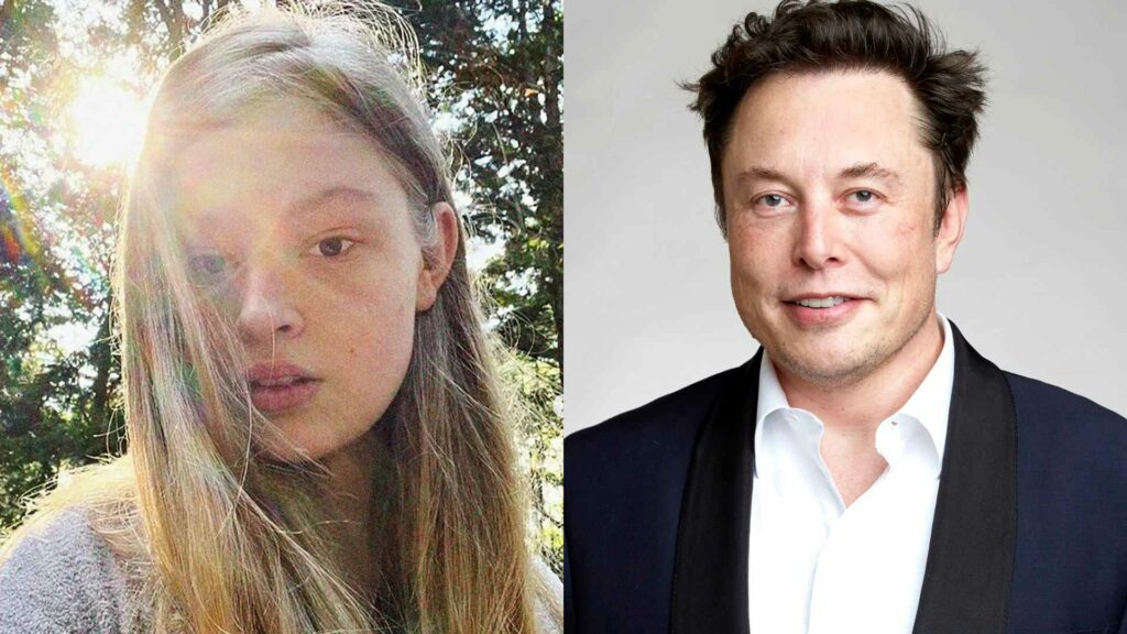 Composite of Vivian Jenna Wilson and Elon Musk