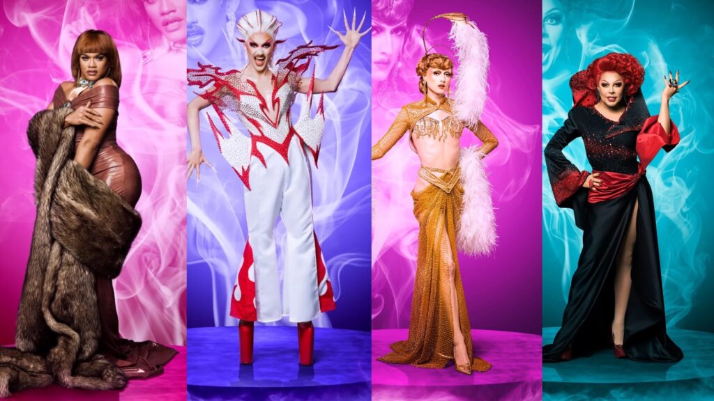 A composite of the finalists of Drag Race UK season six!