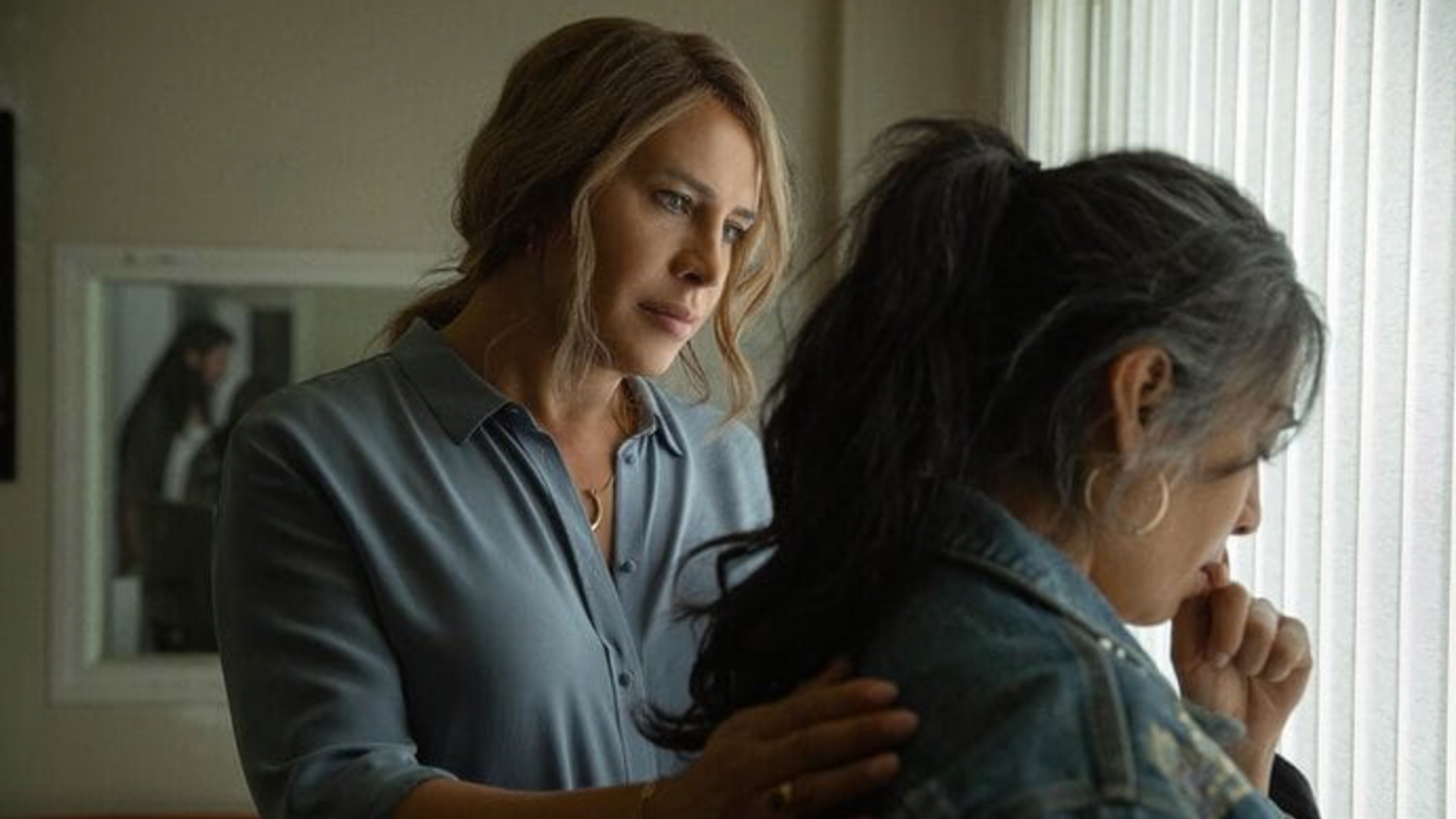 Karla Sofía Gascón and Adrianna Paz in Emilia Pérez (Image: Netflix)