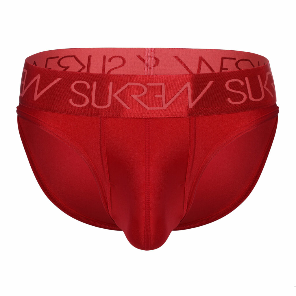 Men's red briefs