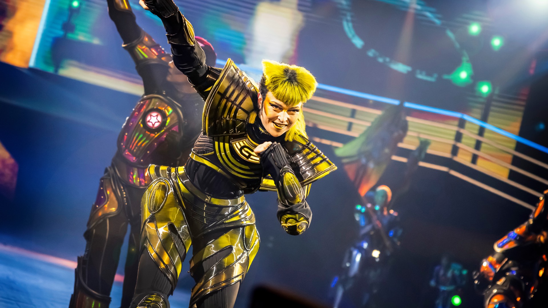 Al Knott as Greaseball in Starlight Express (Image: Pamela Raith)