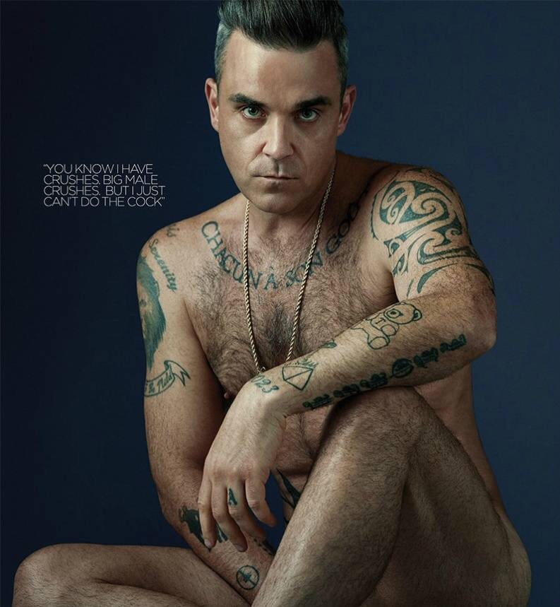 Robbie Williams in Attitude magazine