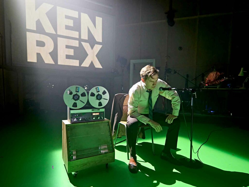 Jack Holden on stage in KENREX