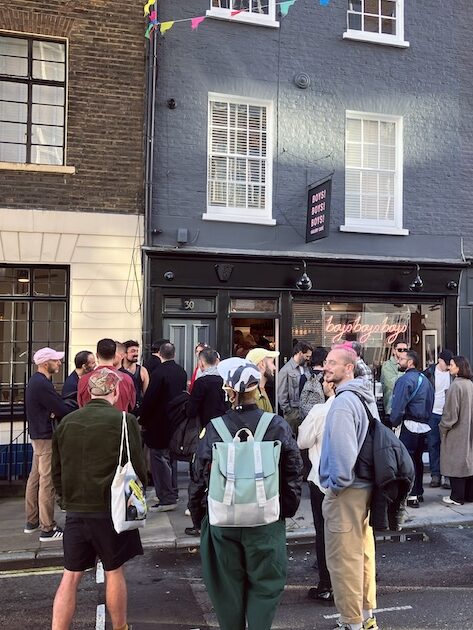 people gathering outside at one of the events