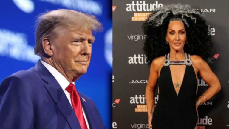 Donald Trump and Michelle Visage