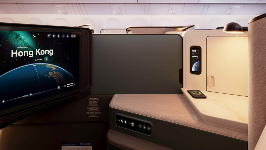 Cathay Pacific's new Aria suite