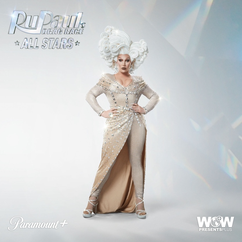 The Vivienne in a still from All Stars in an ivory look