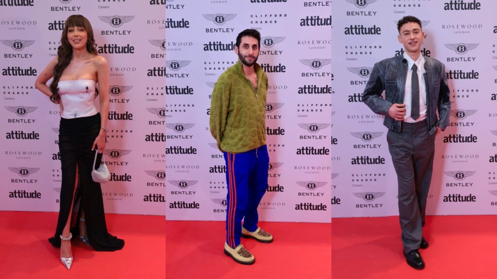 Ella Morgan, Amrou Al-Kadhi and Olly Alexander (Images: Attitude/Kit Oates)