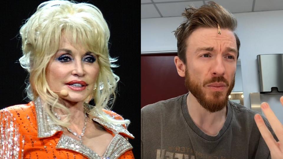 Dolly Parton and Steven Webb