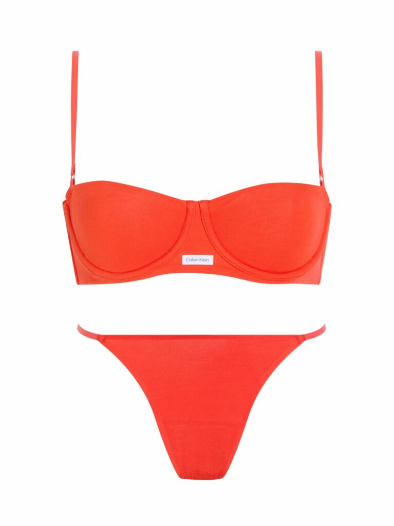 Calvin Klein Valentine's red bra and underwear set