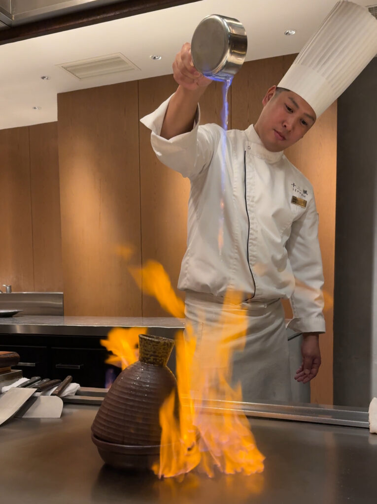 Hilton Tokyo's Junisoh’s teppanyaki grill