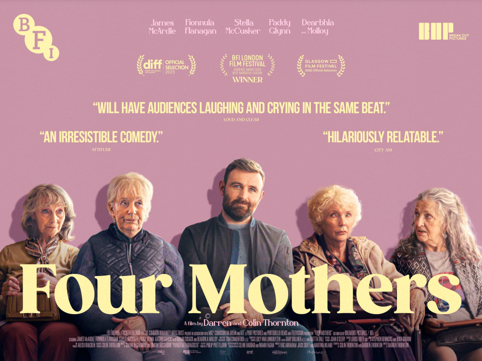 The poster for Four Mothers