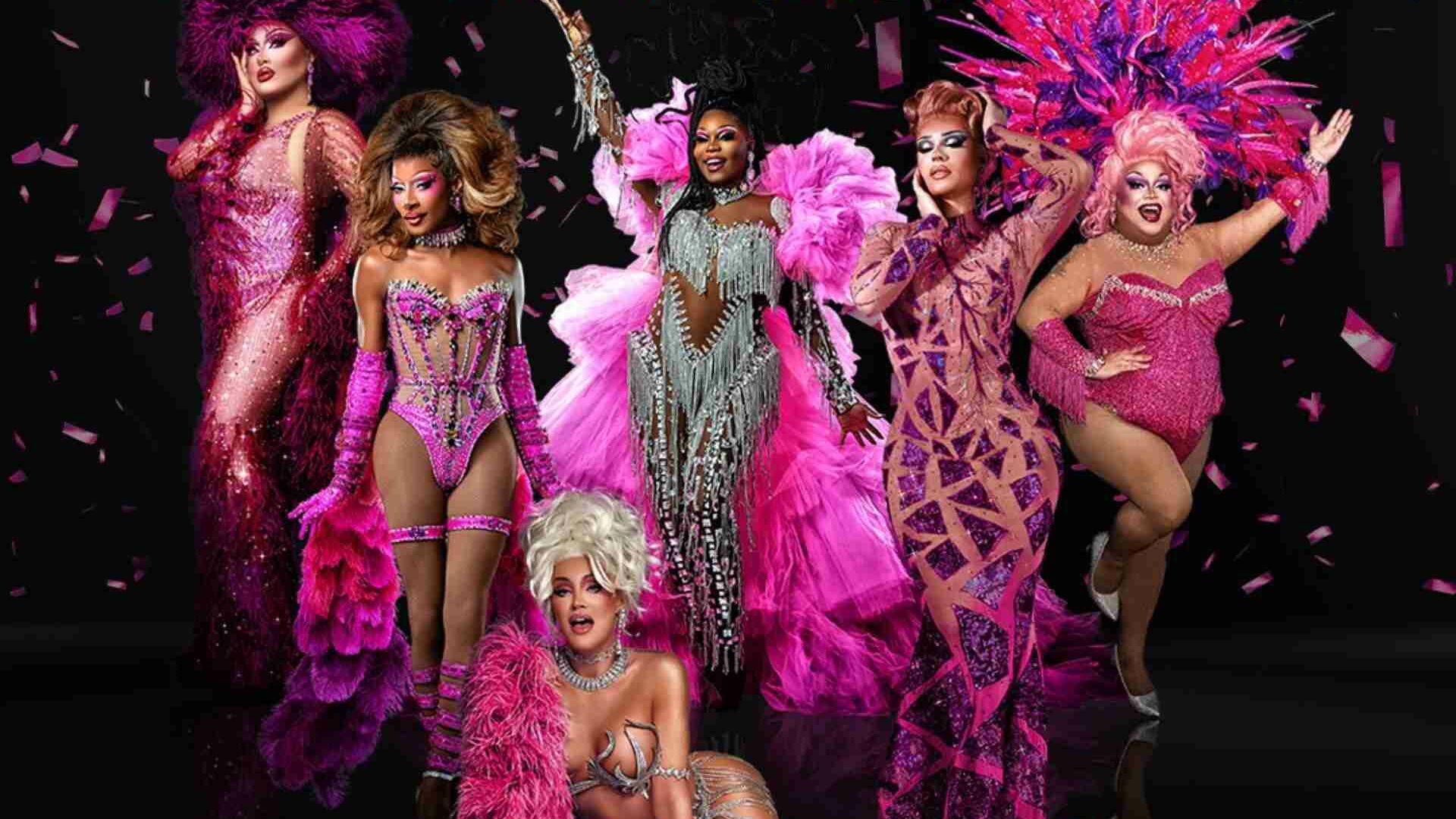 The cast of RuPaul's Drag Race Live!