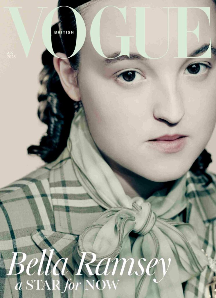 Bella Ramsey on the cover of British Vogue