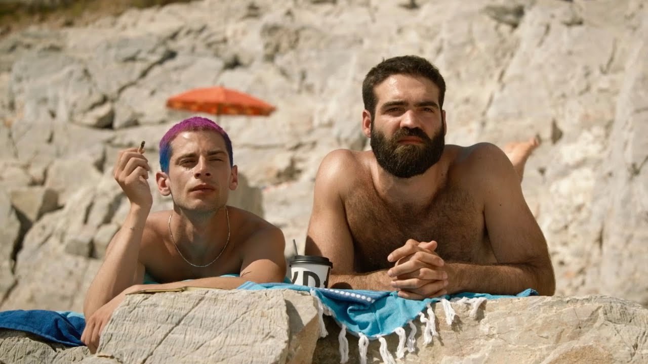 Yorgos Tsiantoulas and Andreas Labropoulos in The Summer with Carmen (Image Cinebo)